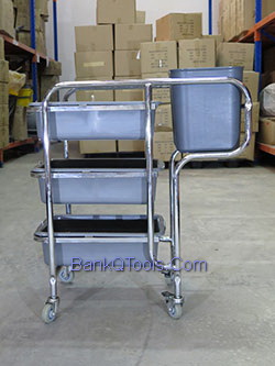 รถเข็นเก็บภาชนะ Cleanatic C-7005 - 03