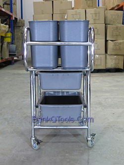 รถเข็นเก็บภาชนะ Cleanatic C-7005 - 04