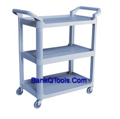 รถเข็นบริการเสิร์ฟพลาสติก Cleanatic C-7006