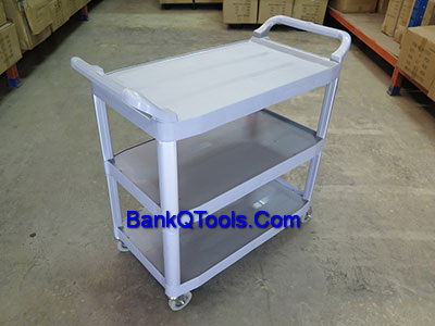 รถเข็นบริการเสิร์ฟพลาสติก Cleanatic C-7006-02