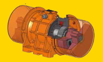 มอเตอร์สั่น 750 rpm Three Phase 380 V. 8 Pole OLI รุ่น MVE/075-size1