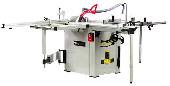 โต๊ะเลื่อยวงเดือนตัดไม้แผ่น 12 นิ้ว BIGWOOD รุ่น MJ-12-1.6 (Sliding Panel Saw)
