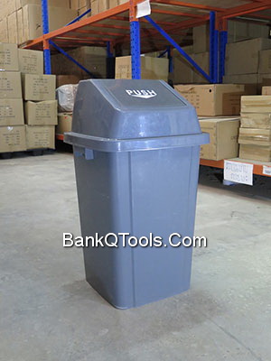 ถังขยะสี่เหลี่ยมฝาสวิง C-6008,C-6028,C-6021-4