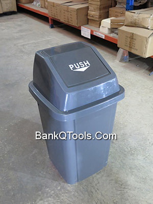 ถังขยะสี่เหลี่ยมฝาสวิง C-6008,C-6028,C-6021-5