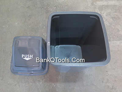 ถังขยะสี่เหลี่ยมฝาสวิง C-6008,C-6028,C-6021-10